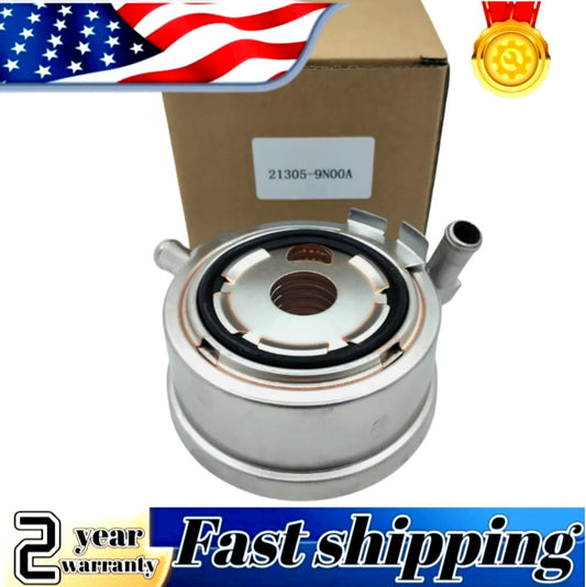 The new oil cooler is suitable for 2009-2021 for Nissan Pathfinder Murano Maxima 3.5L (model 21305-9N00A).
