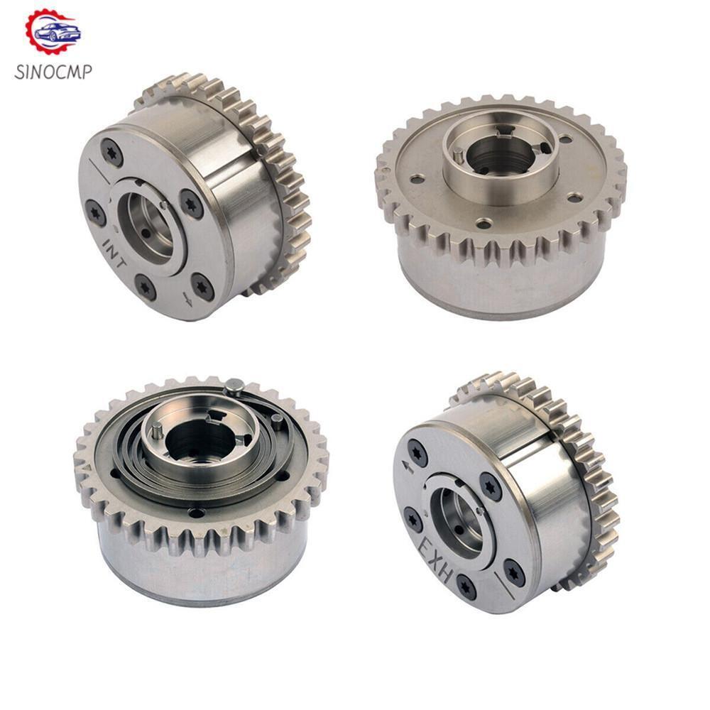 4pcs VVT Camshaft Adjusters Gear 5184370AH 5184369AH Compatible with Pentastar