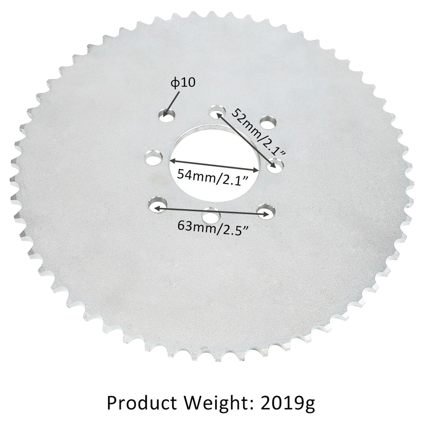420 chain + 16T front and rear sprockets suitable for all-terrain vehicles, go-karts, off-road bikes, 125cc and 140cc.