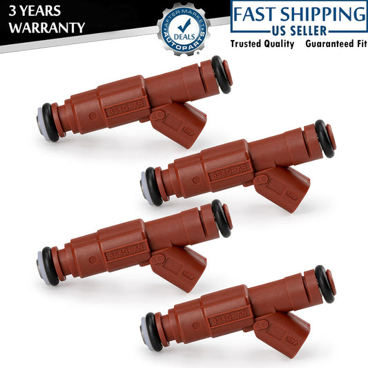 4x 0280156161 12-Hole 24LB Fuel Injector for Grand Cherokee for Wrangler for Mustang EV6