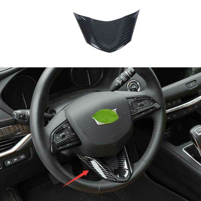 Fit for Cadillac CT4 2020-2024 Carbon Fiber Steering Wheel U Type Cover Trim 1PC