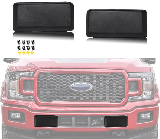 Front Bumper Guards Pads Inserts End Caps Cover Fit for Ford F150 2018-2020
