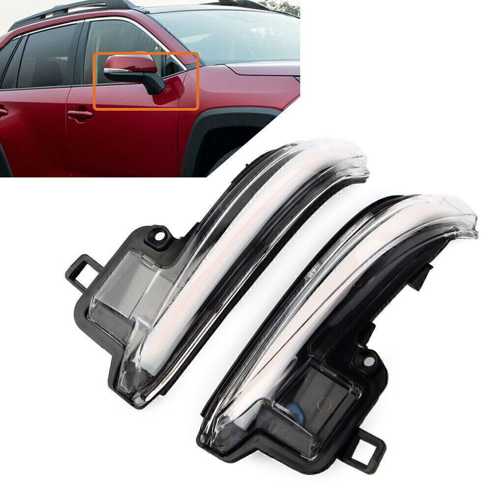 Dynamic Mirror Clear Turn Signal Sequential Light for Toyota Tacoma N300 16-2020
