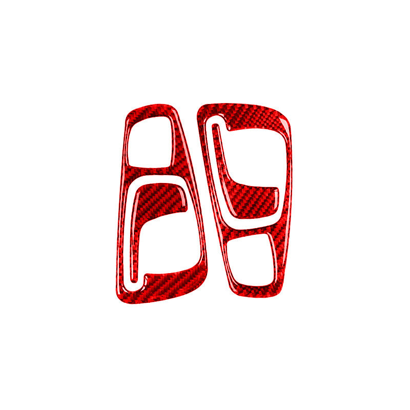 Red Carbon Fiber Door Panel Cover Trim for Honda S2000 2004-2009