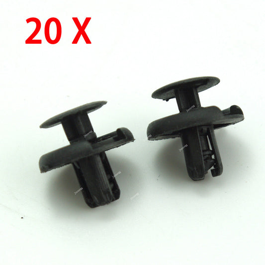 20Pcs Fender Liner Fastener Rivet Push Clips Retainer 7mm Hole Dia for Toyota