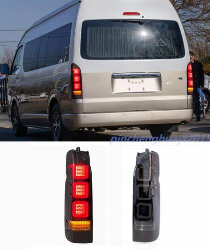 Dynamic signal pair for smoked LED taillights/rear lights suitable for Toyota Hiace 2005-2018.