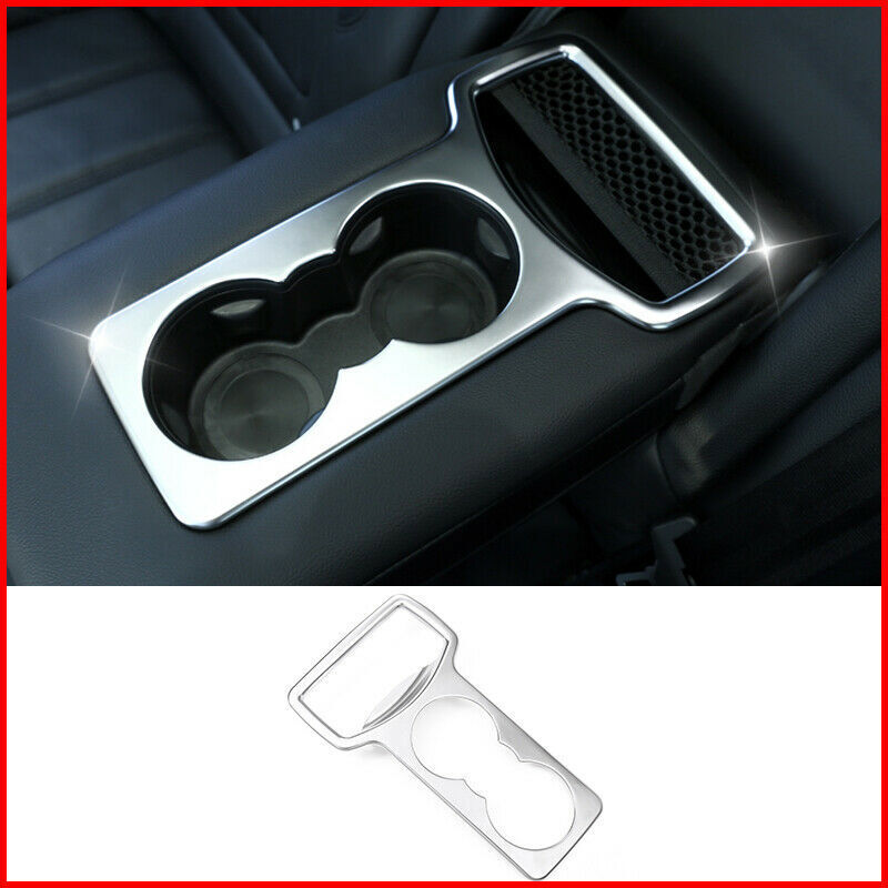 for Land Rover Range Sport 2014-2017 Chrome Interior Rear Water Cup Cover Trim