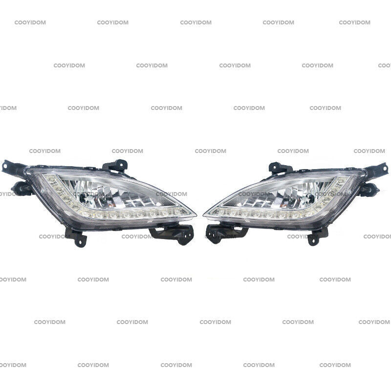 Pair of front bumper fog light covers for Hyundai for Elantra GT i30 2012 - 2016