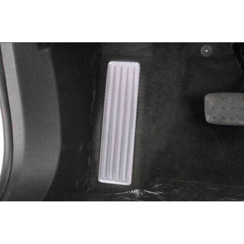 For Chevry Blazer 2019-22 silver Car Left Side Foot Rest Pedal Panel Cover trim