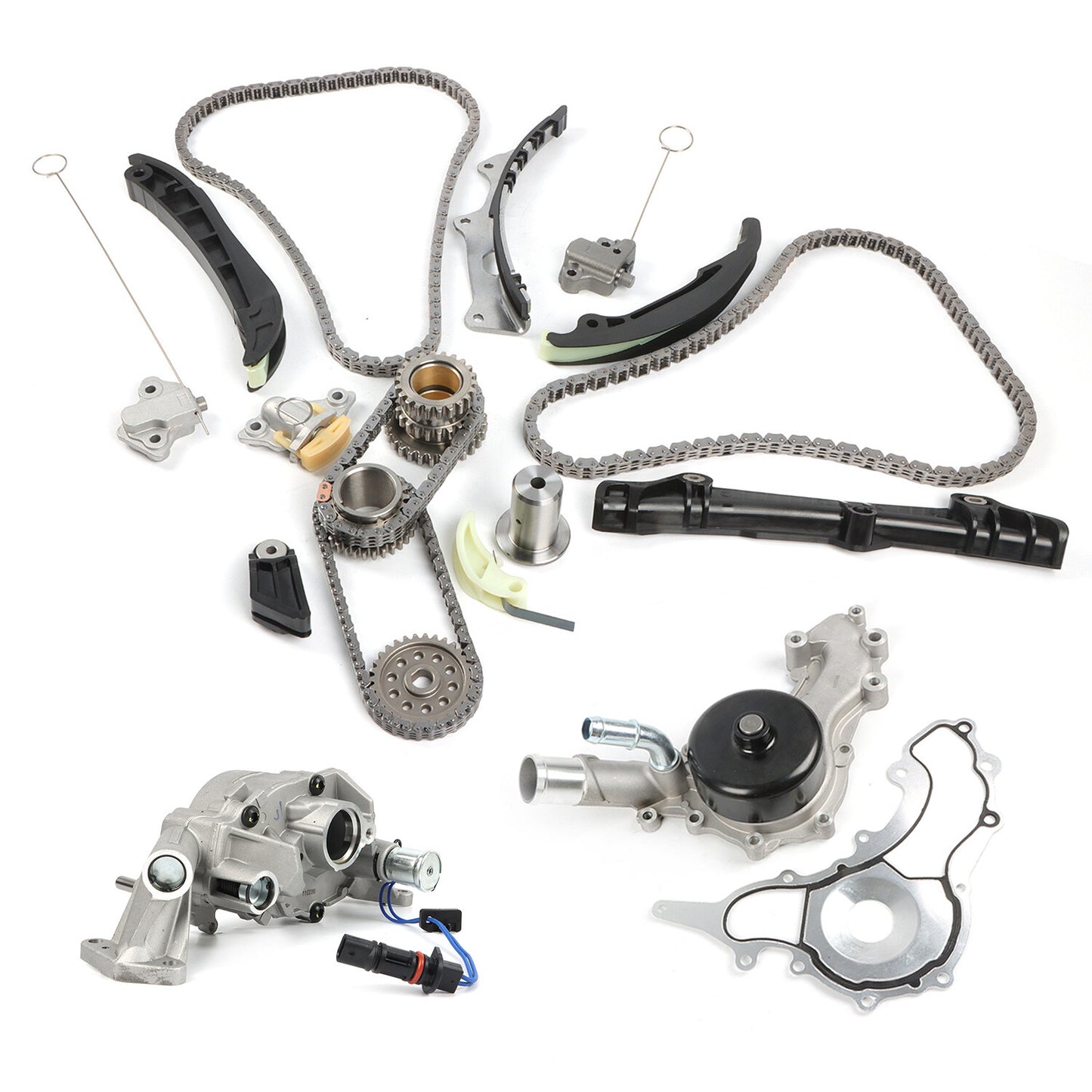 Timing Chain Kit Water Pump Oil Pump Fits 11-15 for Dodge for Challenger Charger 3.6L US