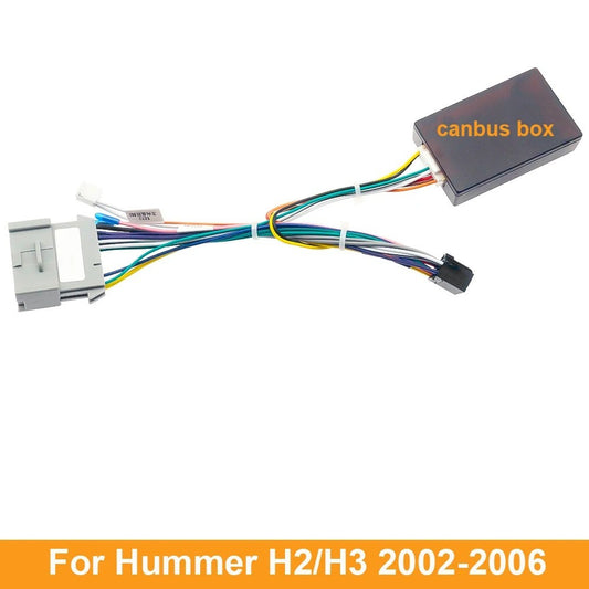 Car 16pin Power Wiring Harness Adapter With Canbus for Hummer H2/H3 2002-2006)