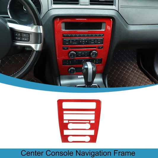 Center Console GPS Navigation Frame Panel Cover Trim for Ford for Mustang 2009-2013