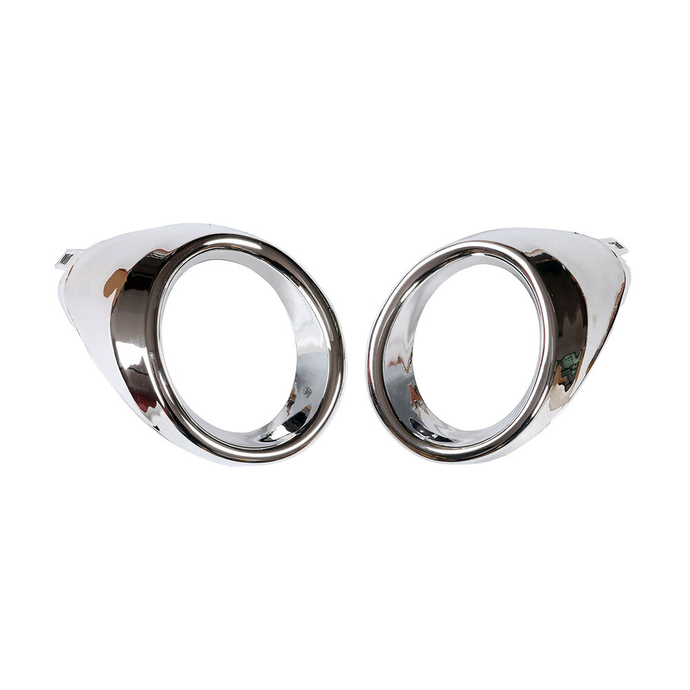 1Pair for Lexus ES300h ES350 Front Bumper Fog Light Lamp Bezel Trim Cover Chrome