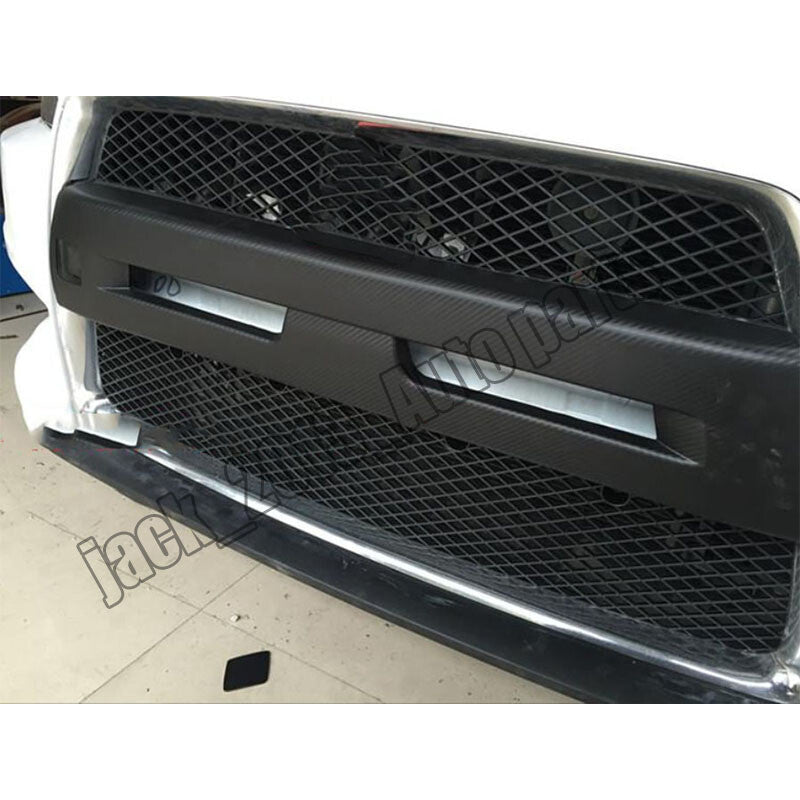 for Mitsubishi Lancer Sportback EVO Carbon Fiber Plate Cover Front Bumper Grille