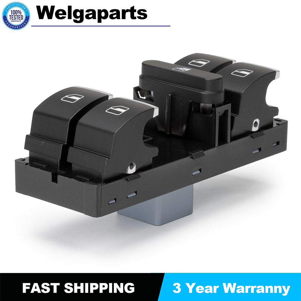 Master Power Window Control Switch Front Left for Volkswagen for Jetta for Passat for Golf