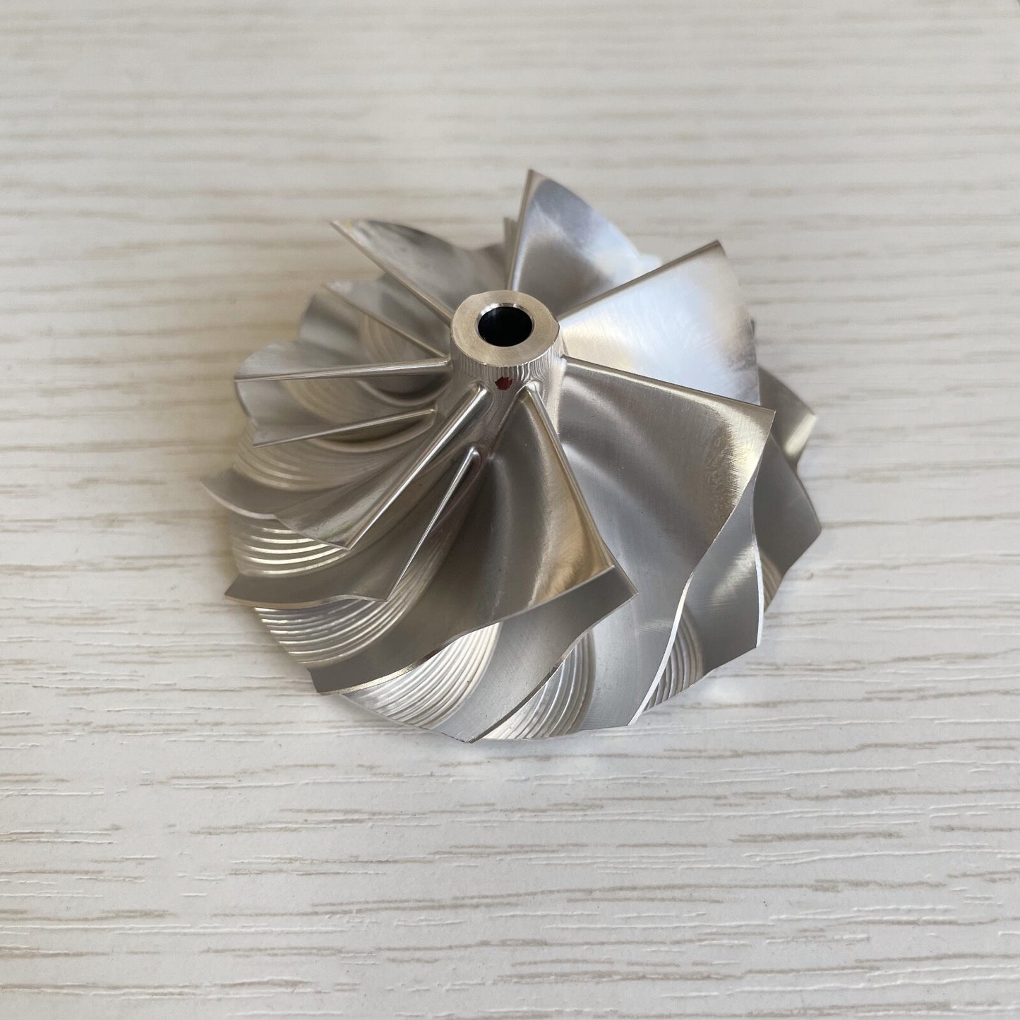 TD04 Reverse 51.03/62.00 mm 7+7 Blade Turbine Milling/Burnt Compressor Wheel