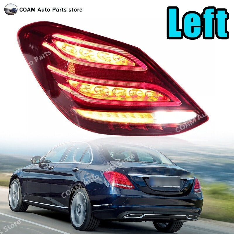 Left for Mercedes-Benz C-class W205 2014-2018 Turn Signal Light Rear Tail Lights