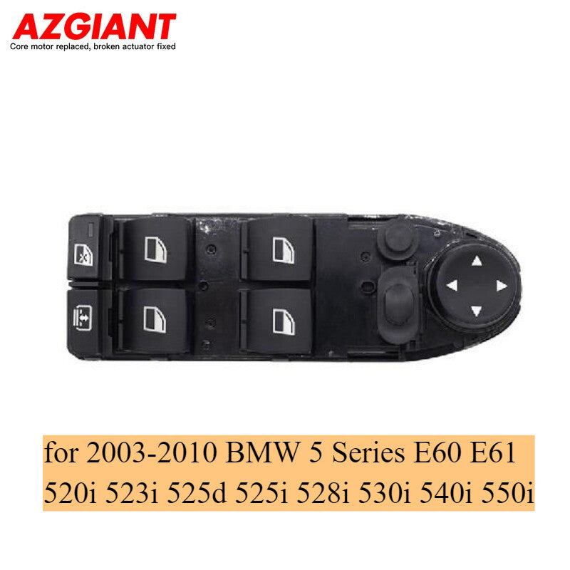 Front Left Driver Side Window Switch 61319122113 for 2003-2010 for BMW 5 Series