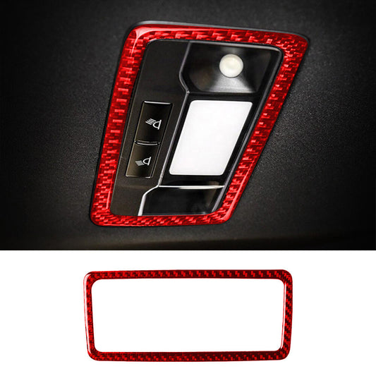 Red Carbon Fiber Rear Reading Light Trim for Lexus RX300 270 200T 450H 2016-2019
