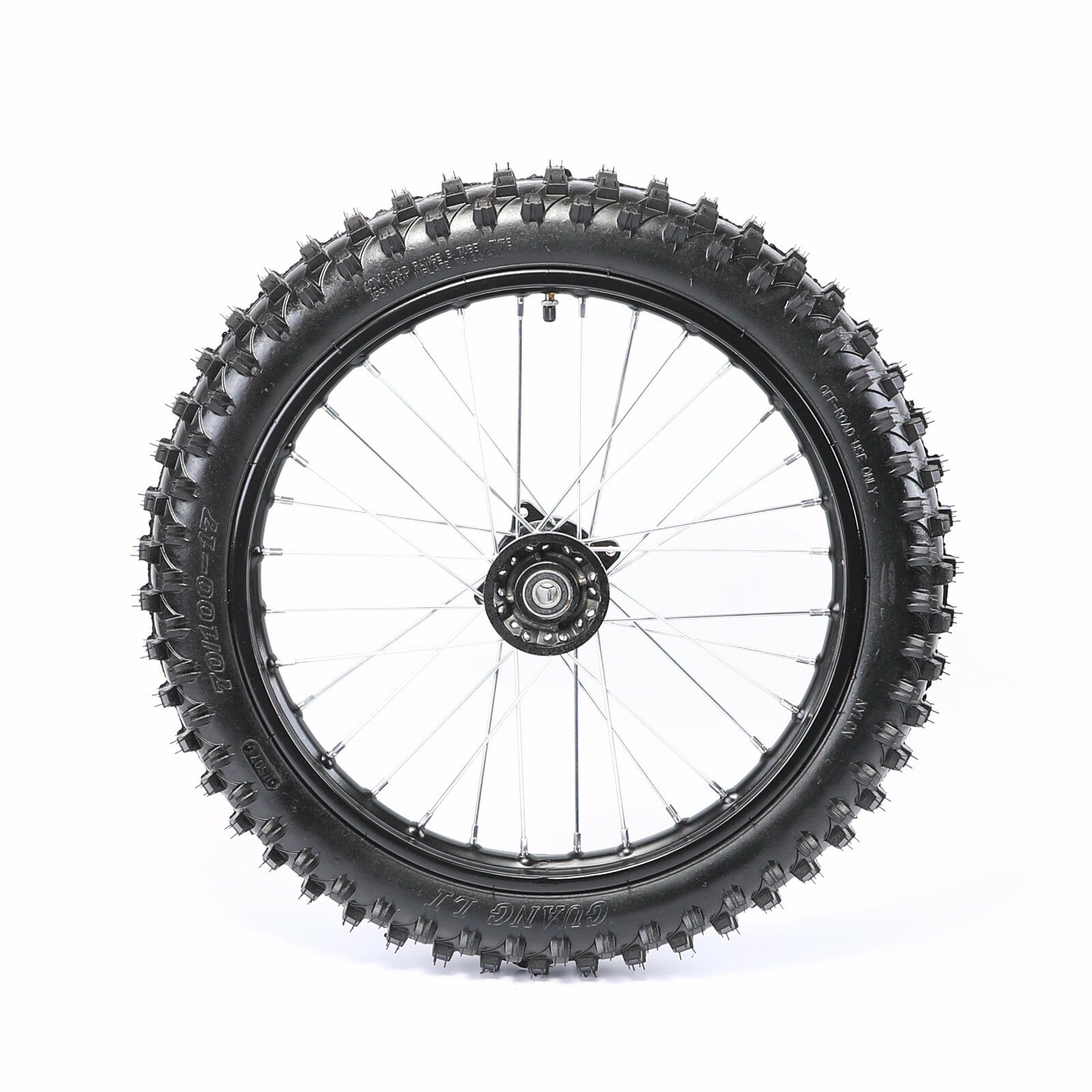 17-inch front wheel with 70/100-17 tire and rim suitable for SSR Apollo RFZ 125cc 150cc 160cc pit bike.