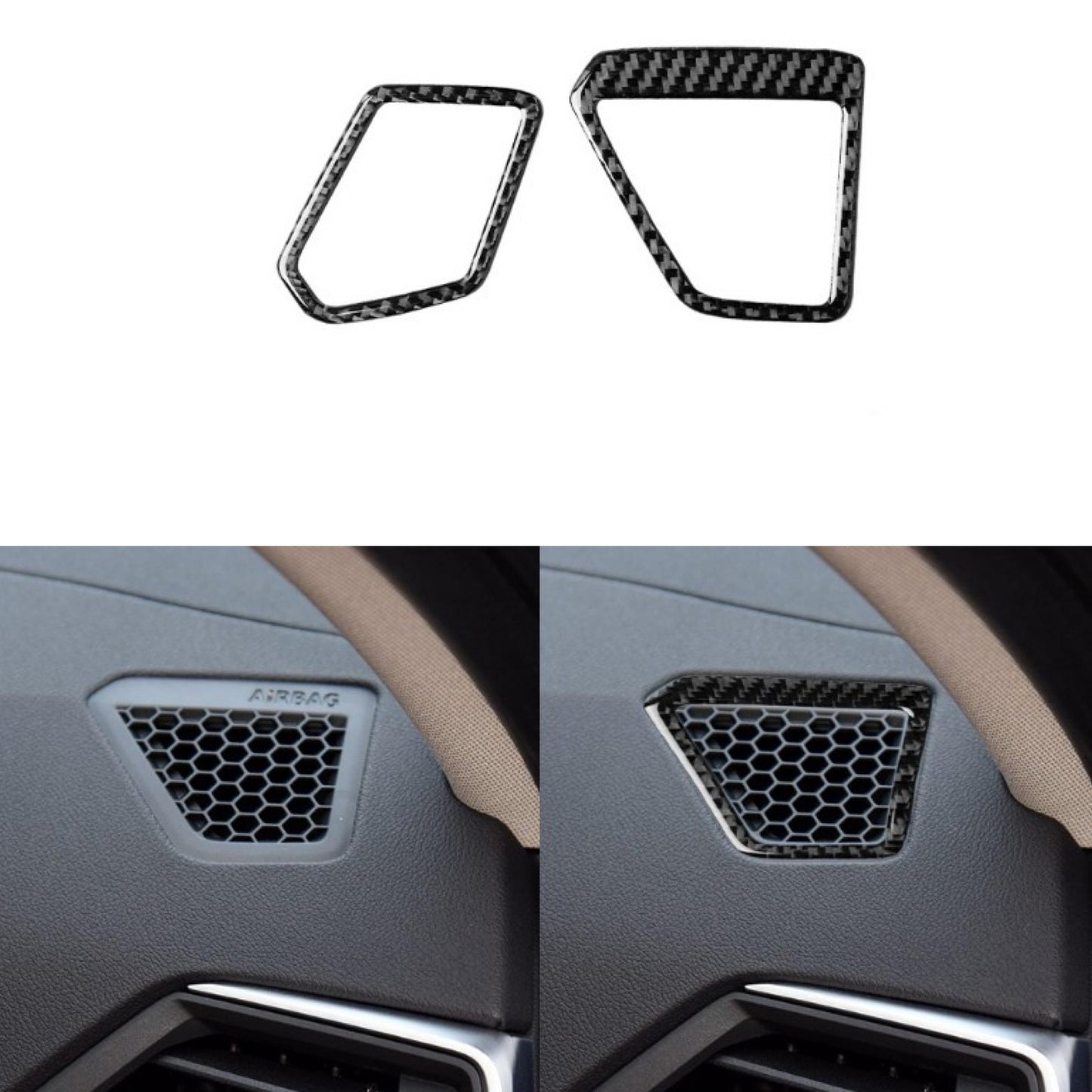 Carbon fiber interior air conditioning trim cover suitable for BMW 3 Series G20 19-21