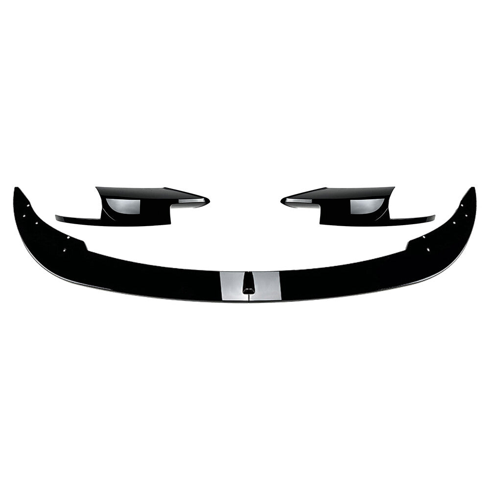 Front Bumper Lip + Side Corner Splitter for BMW 5 Series F10 F11 M5 2011-2017 16
