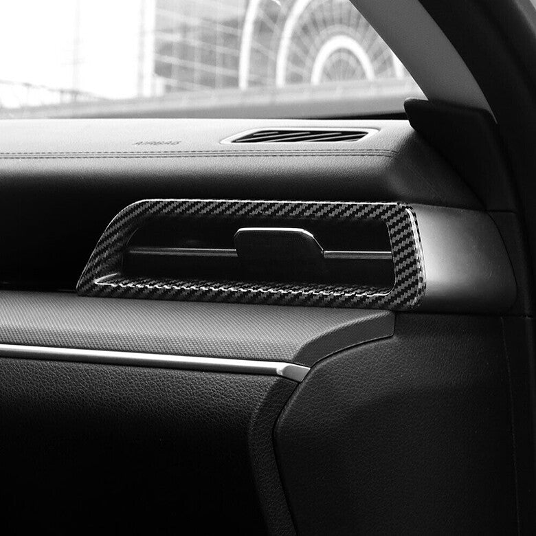 for Kia K5 2021-2023 Carbon Fiber Dashboard Side Air Outlet Vent Cover Trim 2pcs