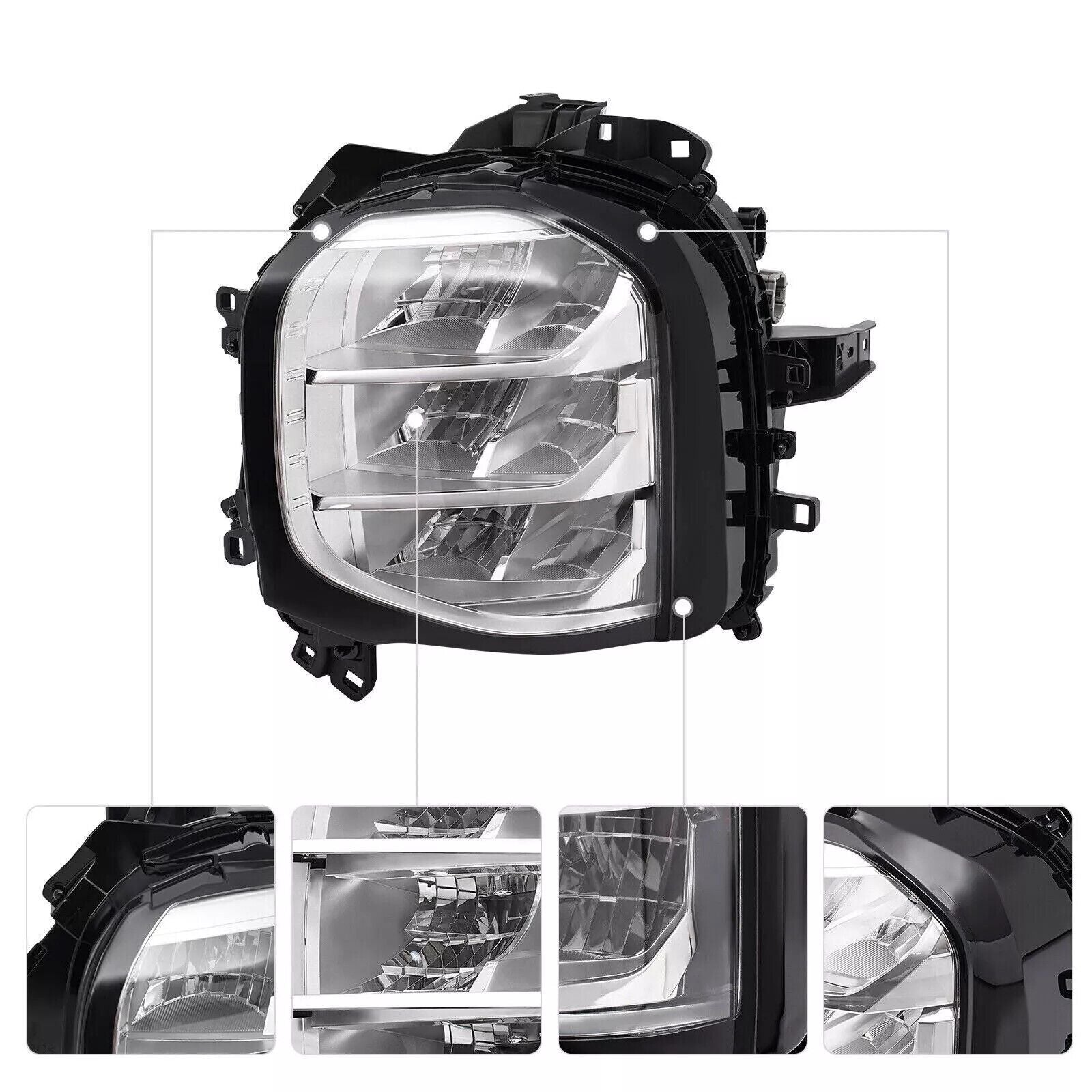 Right Side Front Headlight Assembly Headlamp for Mitsubishi Outlander 2022-2023