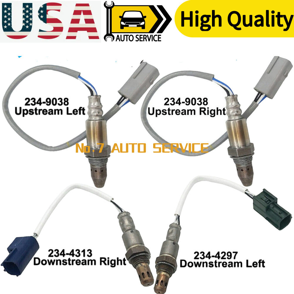 4X UpDownstream Oxygen Sensor For 08-10 for Nissan Frontier Pathfinder Xterra 4.0L