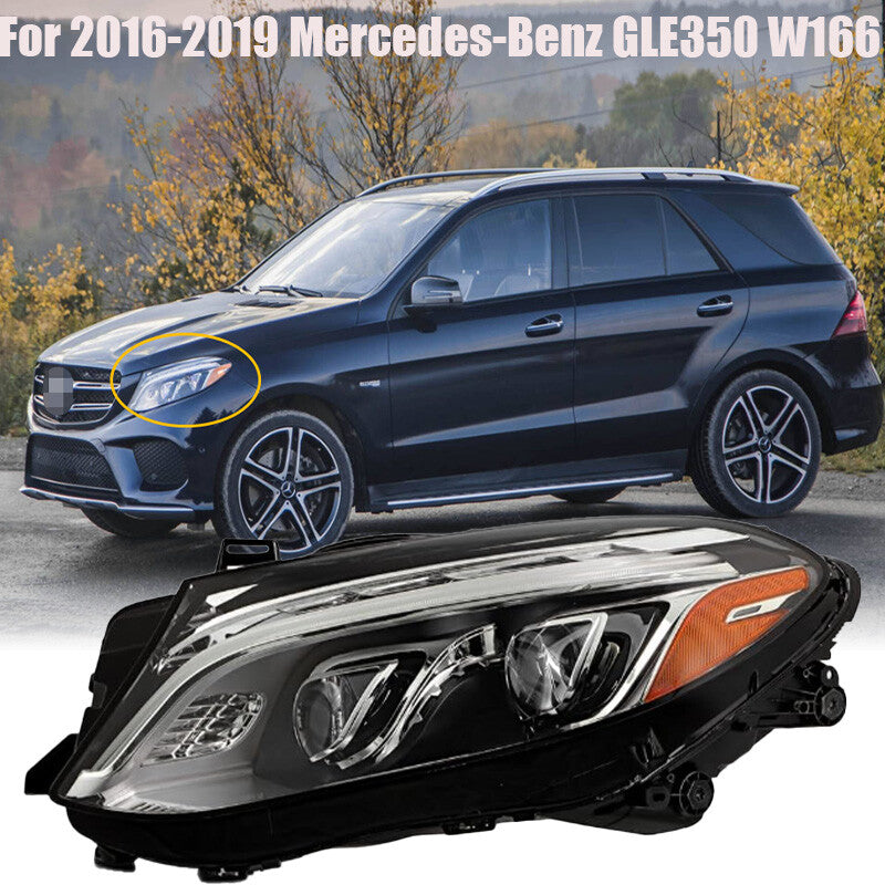 Driver LH Full LED Headlight Headlamp For 2016-2019 for Mercedes-Benz GLE350 W166