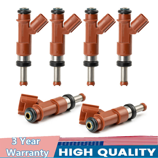 6-piece fuel injector pack suitable for 2007-2010 for Toyota for Camry RAV4 for Lexus ES350 3.5L 23250-31050