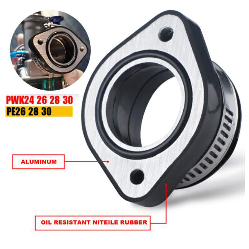 Flange Adapter Carb Manifold Intake Boot For PWK Dirt Bike 26/28/30mm Carburetor
