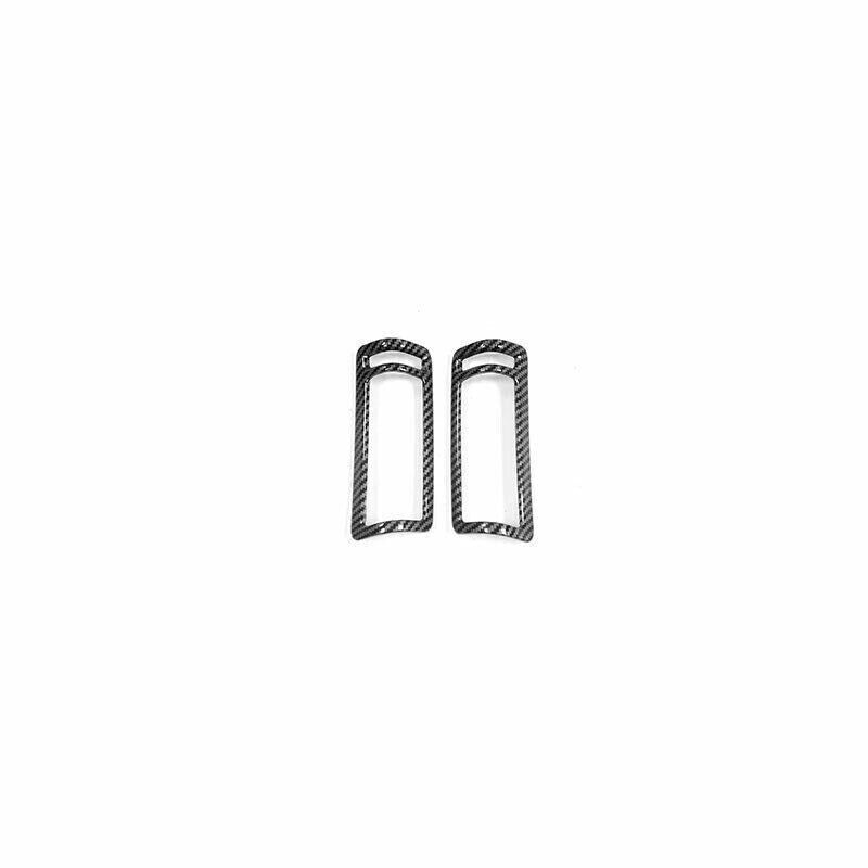 Fit for Audi A6 A7 2019-2024 Carbon Fiber B Pillar Vent Air Outlet Frame Trim 2P