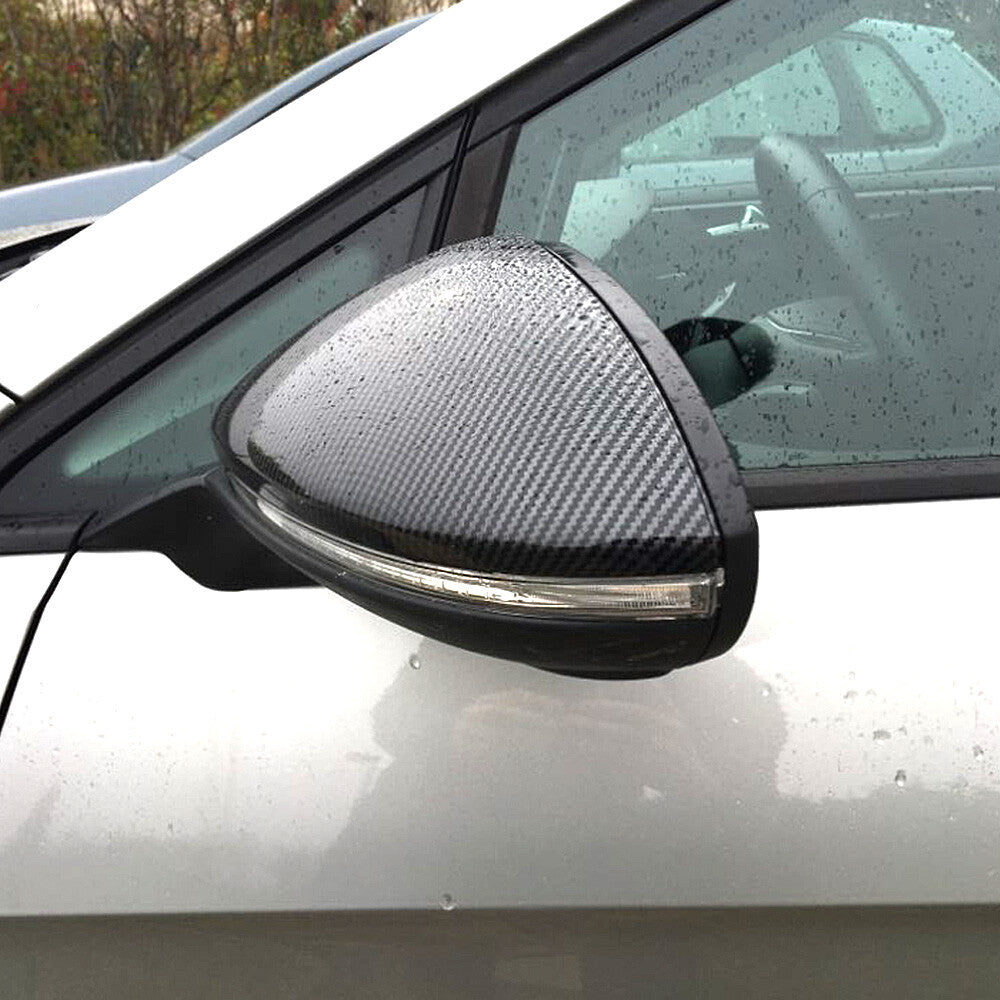 2-Piece Set of Rearview Mirror Covers/Wing Caps for Volkswagen for Golf MK7 Mk7.5 GTI (2013-18)
