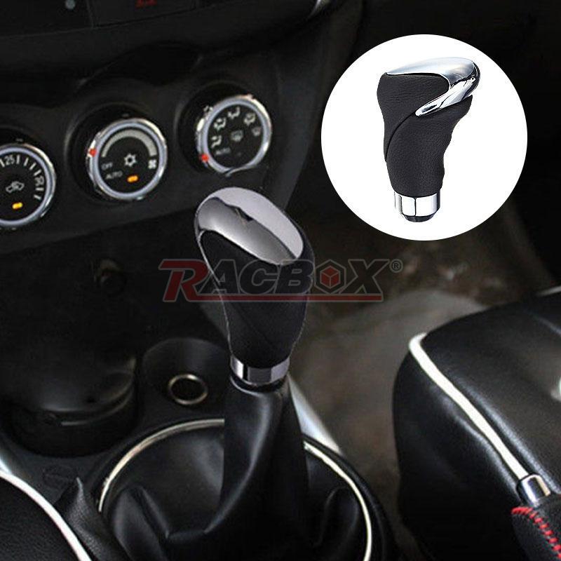 Leather Car Gear Shifter Handle Shift Knob Lever Cover Fit for Manual Automatic