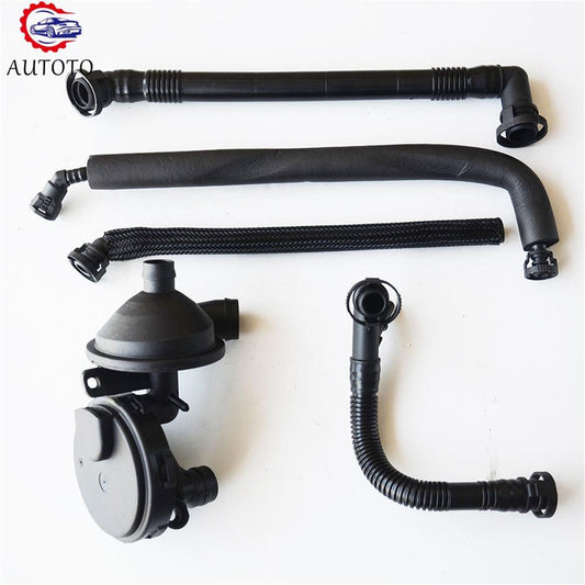 PCV Crankcase Vent Valve  Breather Hose Kit for BMW M54 M52 E46 E39 E60 X3 X5
