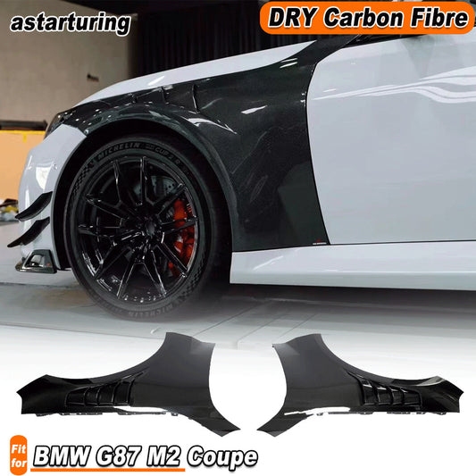 Fit for BMW G87 M2 Coupe 22-24 DRY CARBON Side Exterior Side Fender Vent Trims