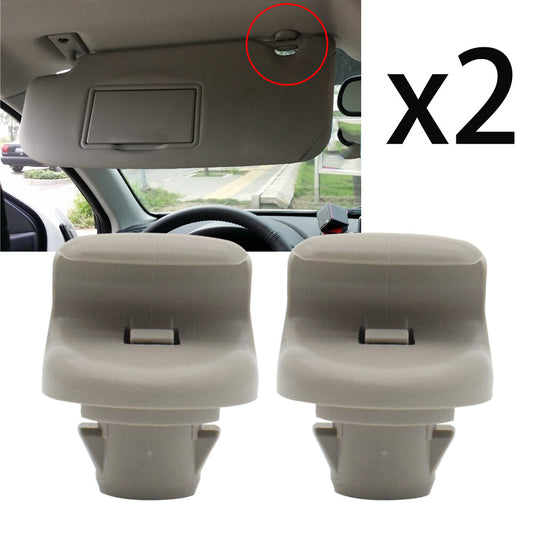 2PCS Sun Visor Clips Fastener Support Clip Removal for Nissan Dualis 07-14 J10
