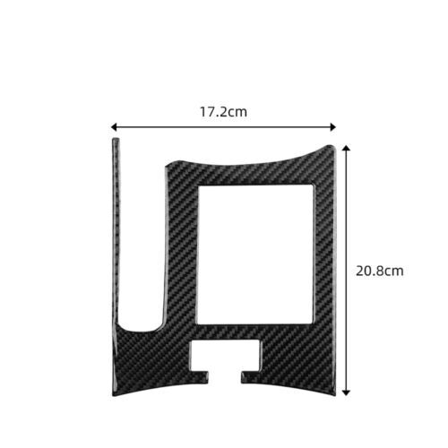 for Toyota RAV4 Soft Carbon Fiber Inner Hand Brake Panel Cover Trim 2006-12 LHD