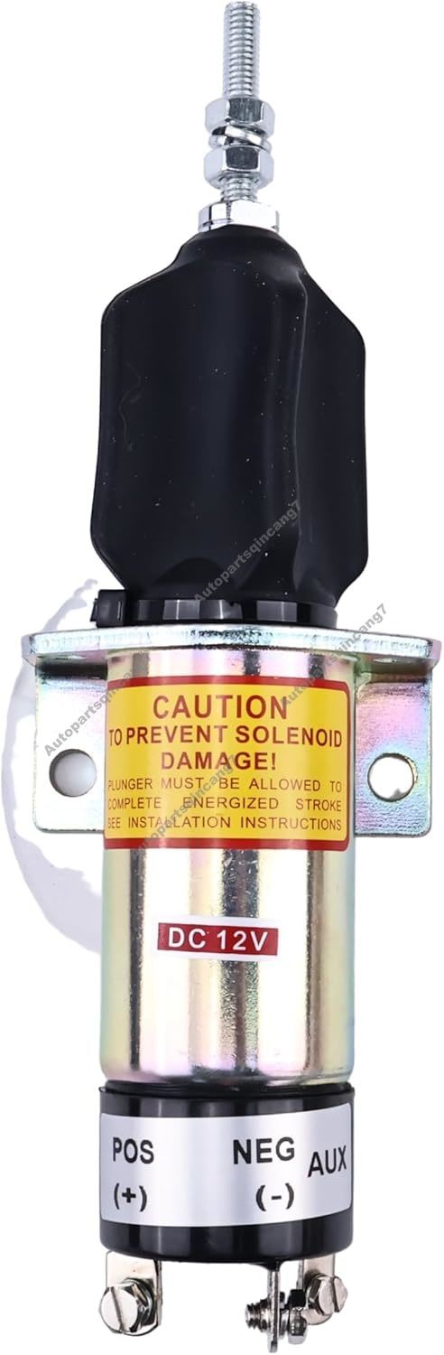 12V Fuel Stop Solenoid 1502ES-12C2U1B1S1 for Woodward Engine