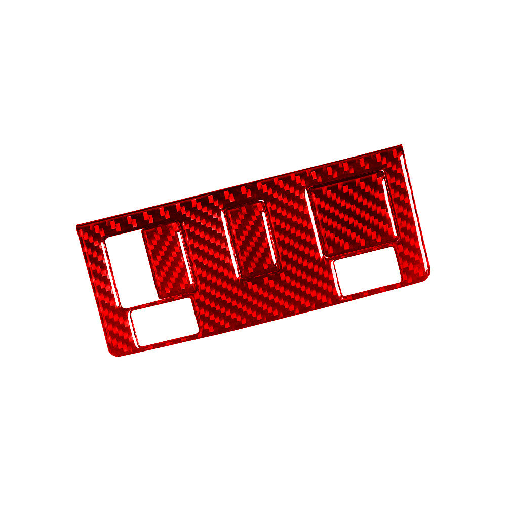 Red Carbon Fiber Sunroof Button Trim For Silverado/tahoe/ for sierra 2007-2014 Type C