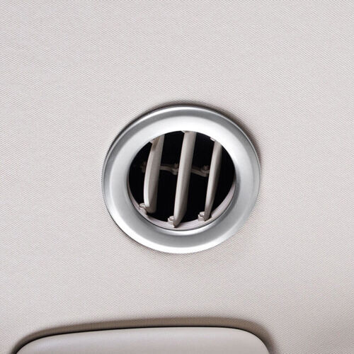 4For for Kia Carnival 2022-2023 Matte Silver Roof Ac Air Outlet Vent Cover Ring Trim
