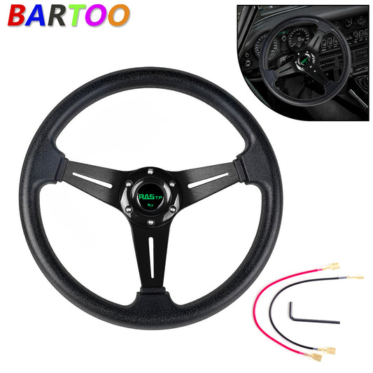 Black Aluminum Universal for Golf Cart Steering Wheel for Yamaha EZGO Club Car 13