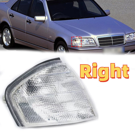 The right-angle turn signal is applicable to for Mercedes-Benz C-Class W202 (1994-2000).