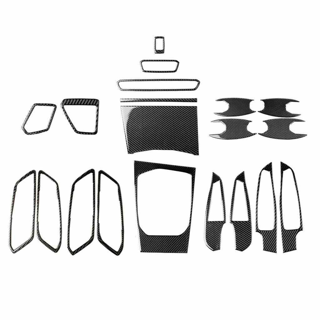 20-Piece Carbon Fiber Interior Decor Stickers for BMW 3 Series G20 (2019-2020)