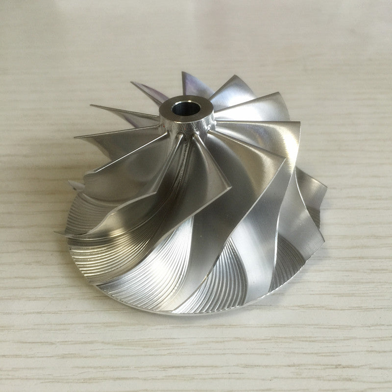TD05H 20G reverse 52.56/68.01mm 11+0 blades performance Billet compressor wheel