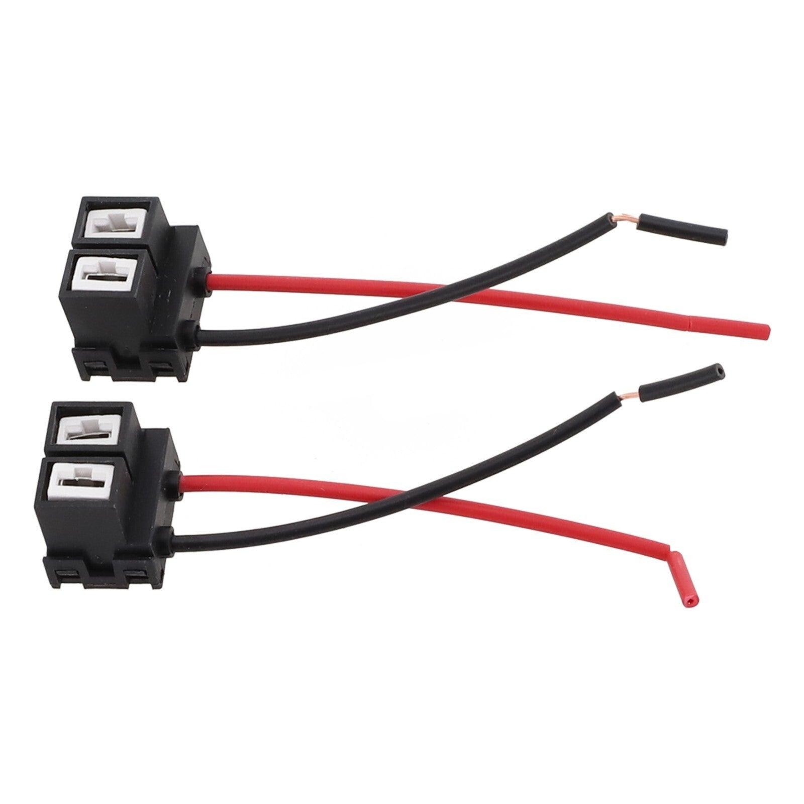 Two durable wear-resistant parts for H7 LED headlight seatbelt sockets, long-lasting use.