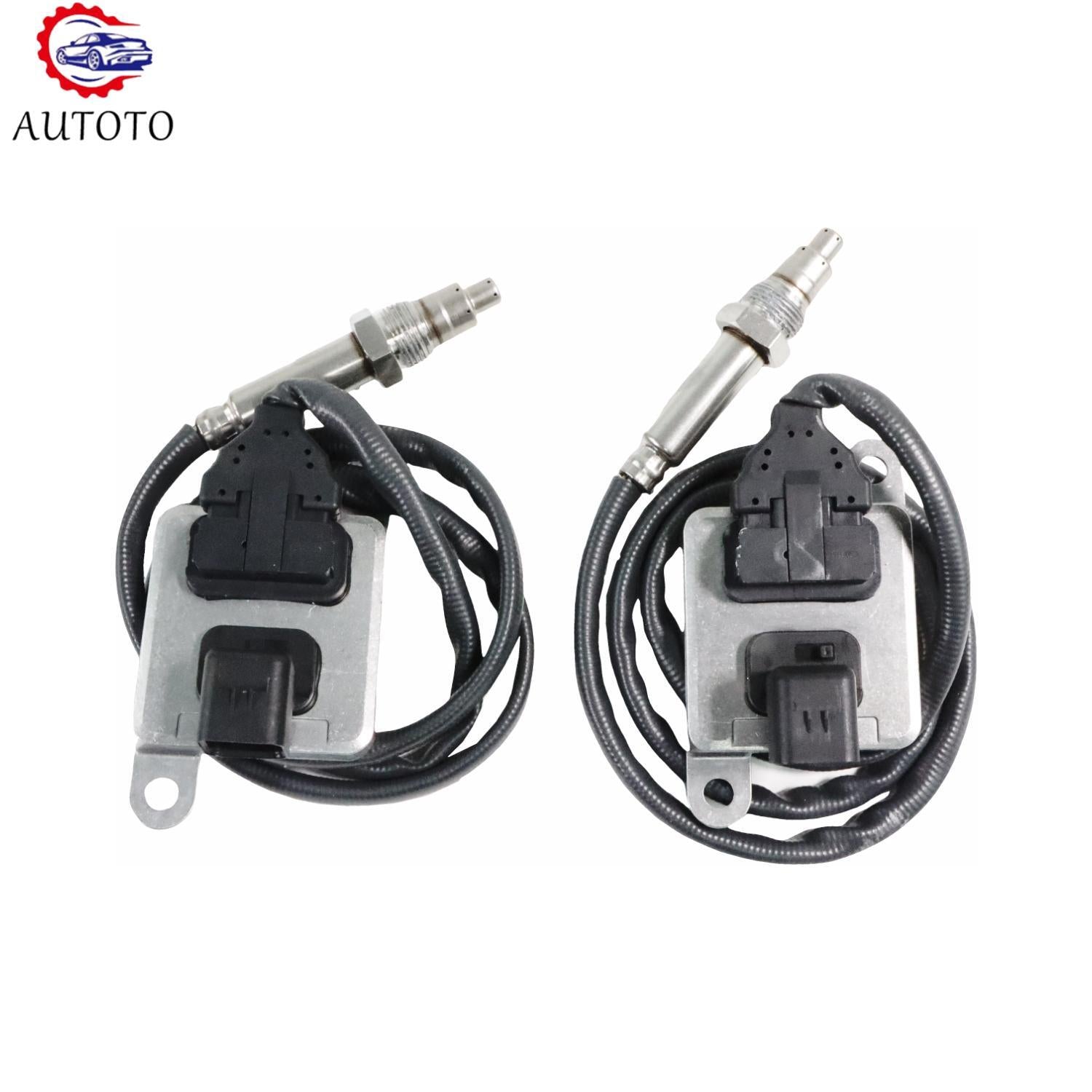 2pcs Nitrogen Oxide NOx Sensor For Silverado for Sierra 6.6L Diesel 12622451 2010-15