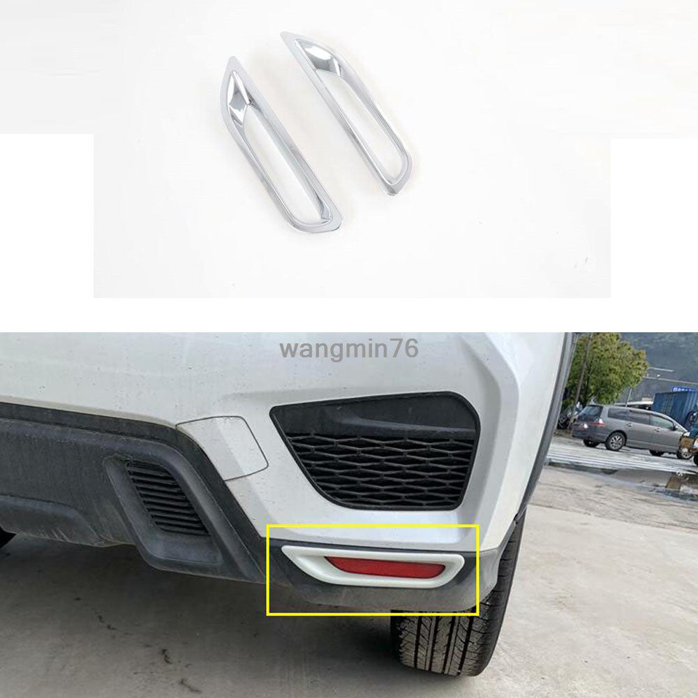 Rear Bumper Fog Light Covers Chrome for Mitsubishi Outlander Sport RVR 2020-2021