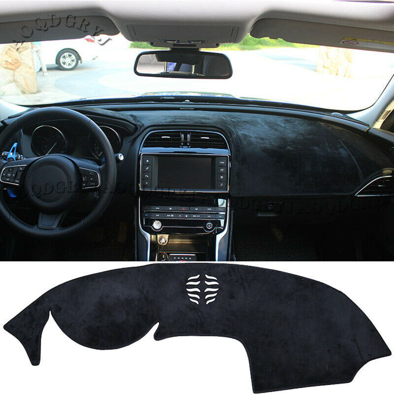 for Jaguar F-PACE 2016-2020 Car Dashboard Dash Mat Non-Slip Sun Cover Pad Black